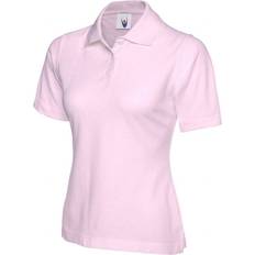 3XL - Women Shirts Uneek Ladies Classic Poloshirt UC106 Pink Colour: Pink