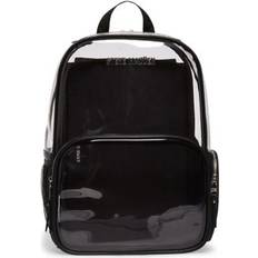 Steve Madden Backpack with Laptop Pouch - Black/Clear