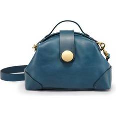 Old Trend Gypsy Soul Leather Crossbody Bag Navy