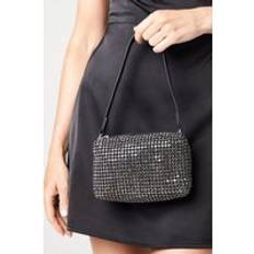 Dorothy Perkins Tara Diamante Shoulder Bag Black One Size