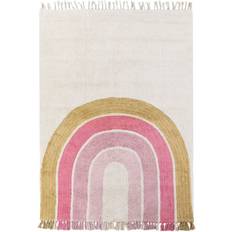 Beliani Cotton Kids Rug Rainbow Pattern 140 X 200