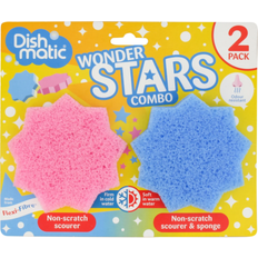 Dishmatic Dishmatic Wonder Stars Non-Scratch Scourer & Sponge