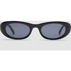 Mango Oval sunglasses black Woman One