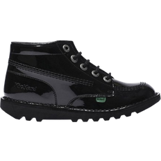 Kickers Youth Kick Hi Patent Leather - Black