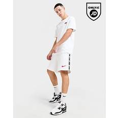 Nike Men - White Shorts Nike Repeat Tape Shorts White Mens