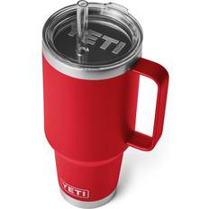 Yeti Rambler Straw Rescue Red Travel Mug 124.2cl