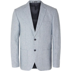 Selected Anton Single Breasted Blazer - Light Blue