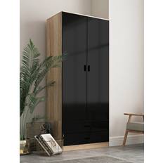 URBN Living Glossy Oak Storage Cabinet