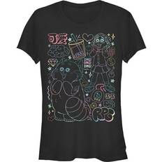 Mad Engine Women's Black Turning Red Super Doodle Graphic T-Shirt