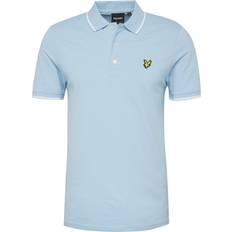 Gold - Men Polo Shirts Lyle & Scott And Tipped Polo T Shirt Blue