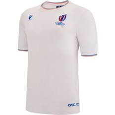 Macron RWC 2023 Rugby Logo Tee White Adults