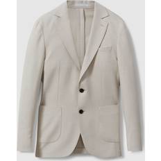 Slim - Women Blazers Reiss Aphrodite Single Breasted Blazer, Stone