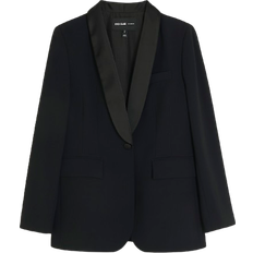 River Island Shawl Collar Tux Blazer - Black