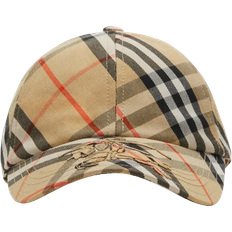 Burberry Accessories Burberry Check Cotton Blend Baseball Cap - Sand