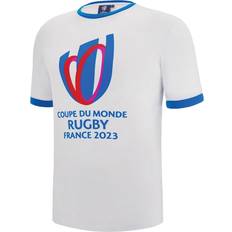 Macron RWC 2023 Rugby Logo Tee White Adults