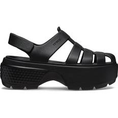 Crocs Sandals Crocs Stomp Fisherman Sandals - Black