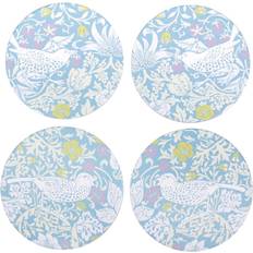 Half Moon Bay William Morris Strawberry Thief Coaster 11cm 4pcs