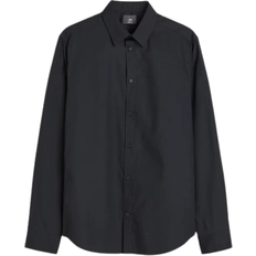 H&M Slim Fit Easy-Iron Shirt - Black
