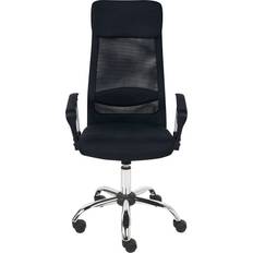 Beliani PIONEER II Black/Silver Office Chair 126cm