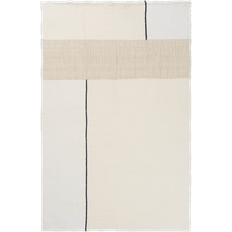 Ferm Living Dela Blankets White, Beige (170x120cm)