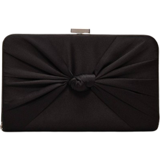 Phase Eight Satin Clutch Bag - Black