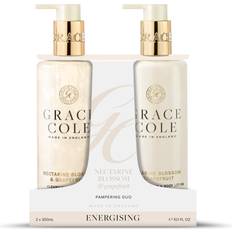 Grace Cole Nectarine Blossom & Grapefruit Hand Care Duo Set 300ml 2-pack