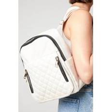 Dorothy Perkins Rikki Quilting Detail Back Pack Cream One Size