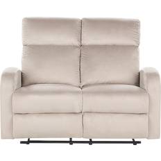 Beliani Verdal Taupe Sofa 128cm 2 Seater