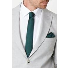 Men - Polyester Ties Burton Emerald Tie And Pocket Square One