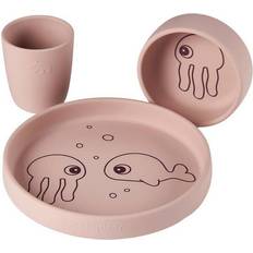 Done By Deer Silicone Dinner Set Sea Friends