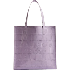 Ted Baker Croccon Croc Detail Large Icon Bag - Lilac