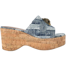 44 ½ - Women Heeled Sandals Kurt Geiger Kensington - Denim