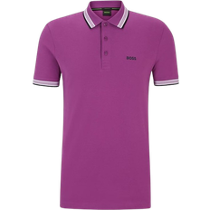 BOSS Men's Paddy Regular Polo Shirt - Bright Purple