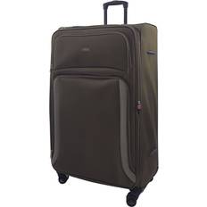 Infinity Leather Soft Extra Large Light Travel Suitcase 89cm