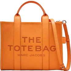 Marc Jacobs The Leather Medium Tote Bag - Tangerine