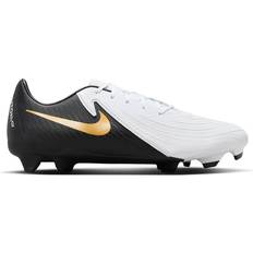 Multi Ground (MG) - Nike Phantom Football Shoes Nike Phantom GX 2 Academy MG Low Top - White/Metallic Gold Coin/Black