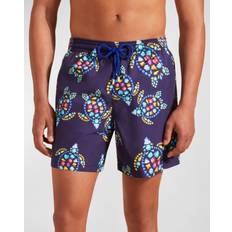 Vilebrequin Men's Vendome Turtles Swim Shorts LATE NIGHT 2X-Large