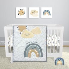 Sammy & Lou Sunshine and Rainbows 4 Piece Crib Bedding Set