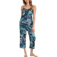 Turquoise - Women Pyjamas California Dynasty Women's Hollyn Satin Piece Pajama Set, Turquoise