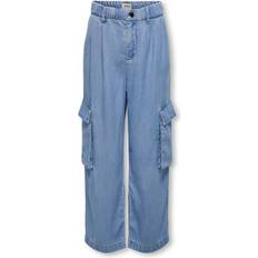 Kids Only Kogsafari Wide Leg Fit Jeans - Blue/Medium Blue Denim (15319704)