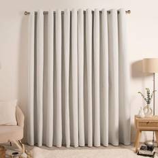 OHS Of Boucle Curtains Eyelet Blackout Cream