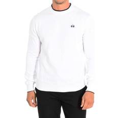 La Martina White Cotton Sweater