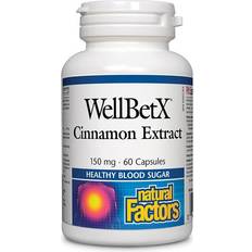 Natural Factors WellBetX Cinnamon Extract 60 pcs