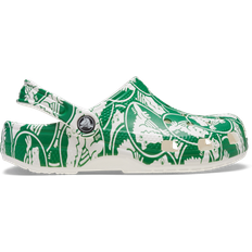 Crocs Toddler Classic Duke Print Clog - Green Ivy