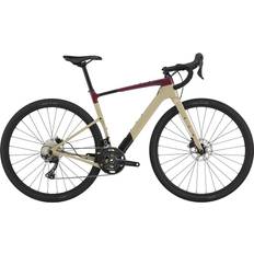 Cannondale XL Road Bikes Cannondale Topstone Carbon 3 650B - Quicksand/Black Cherry/Smoke Black