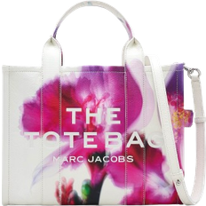Marc Jacobs The Future Floral Leather Medium Tote Bag - White
