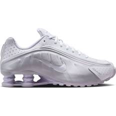 Nike Shox R4 W - White/Metallic Platinum/Platinum Tint/Barely Grape