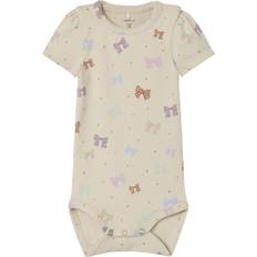 Name It Jannica Short Sleeved Romper - Birch (13237585)