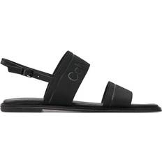 Calvin Klein Women Sandals Calvin Klein Logo - Black