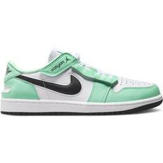 Nike Air Jordan 1 Low FlyEase M - White/Green Glow/Black